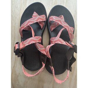 Chaco Z2 Strap Sandals Womens Size 7 Trail Hiking Water Oranges